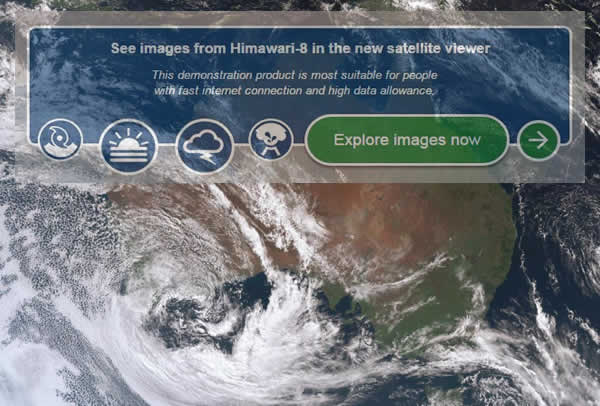 Himawari Weather System Satellite Australia