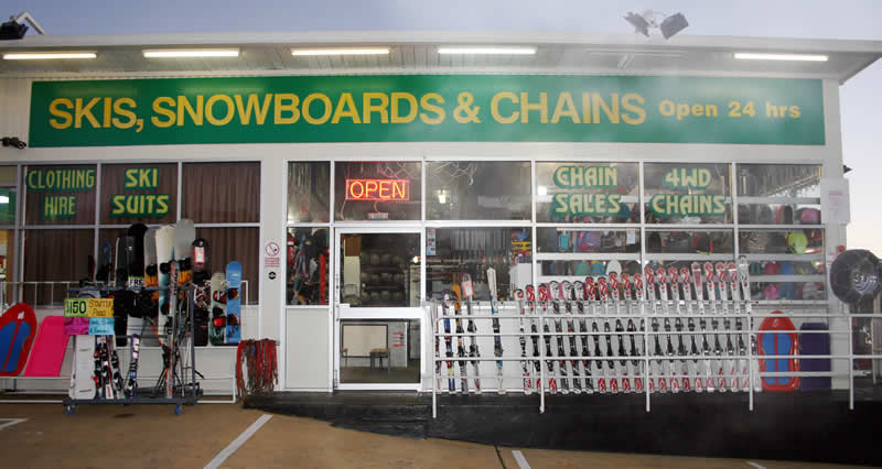 BP Skihire Jindabyne Skis, Snowboards & Chain Hire - 24 hours