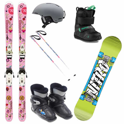 kids ski equipment